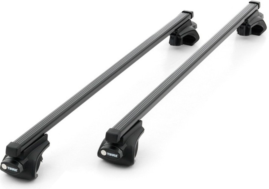 Стальной багажник на крышу автомобиля VOLVO, V70 , 5-dr Estate, 2007-2016 Thule SquareBar- 1270 mm (Арт. 712300-757)