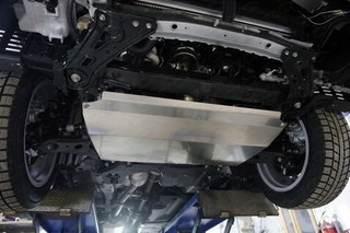 Защита картера и КПП (алюминий) 4 мм на Lexus ES200/ES250/ES350 2012-2018 ТСС (Арт. ZKTCC00013)
