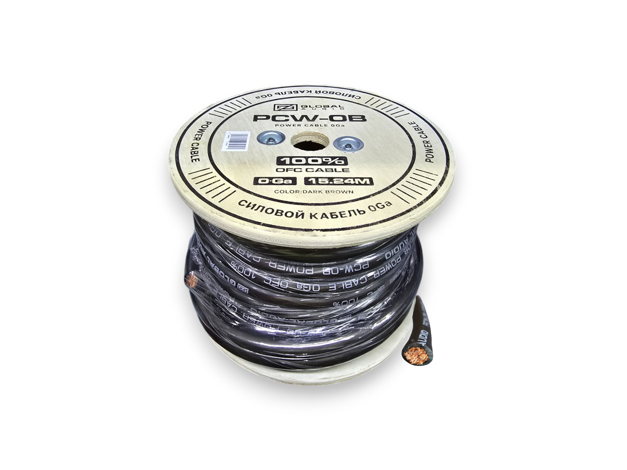Силовой кабель Global Audio PCW-0B (1б-15,24м) (1м)