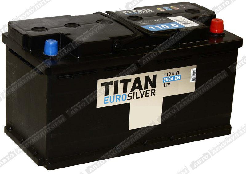 Легковой аккумулятор Titan Euro Silver 6СТ-110.0 VL