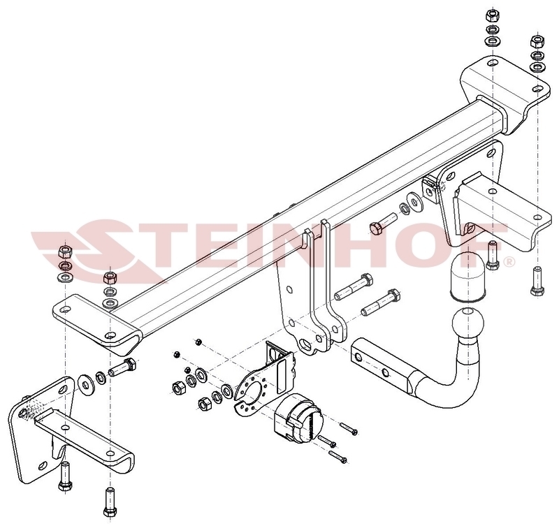 Фаркоп Steinhof для MB A-Class/B-Class и GLA-Class