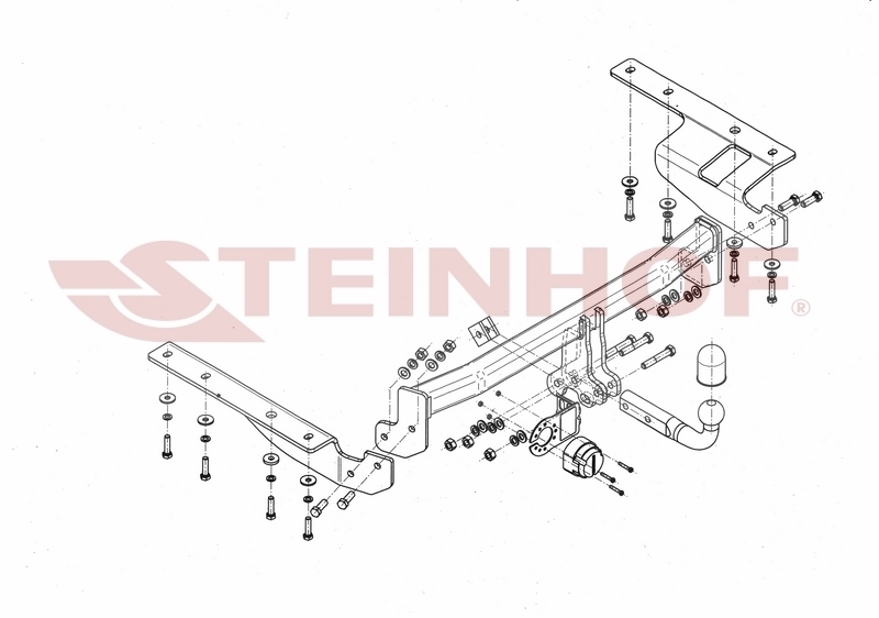 Фаркоп Steinhof для Honda CR-V III