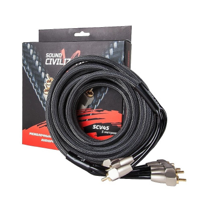 Межблочный кабель Kicx SCV45 4RCA-4RCA