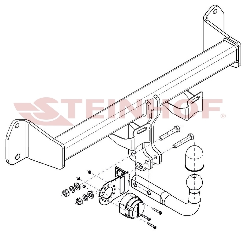 Фаркоп Steinhof для BMW 3-Series GT