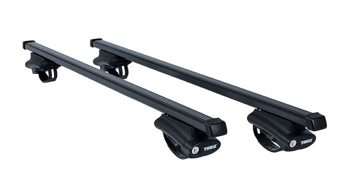 Стальной багажник на крышу автомобиля VOLKSWAGEN, Cross Polo , 5-dr Hatchback, 2010- Thule SquareBar- 1180 mm (Арт. 712200-775)