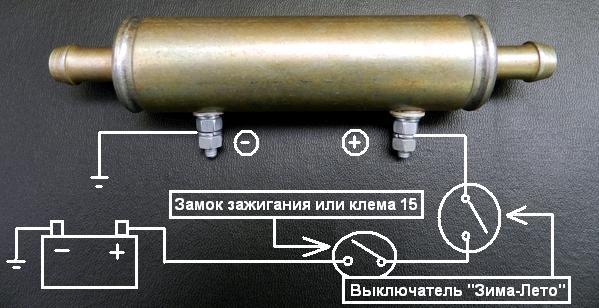Организация циркуляции горячей ОЖ через теплообменник