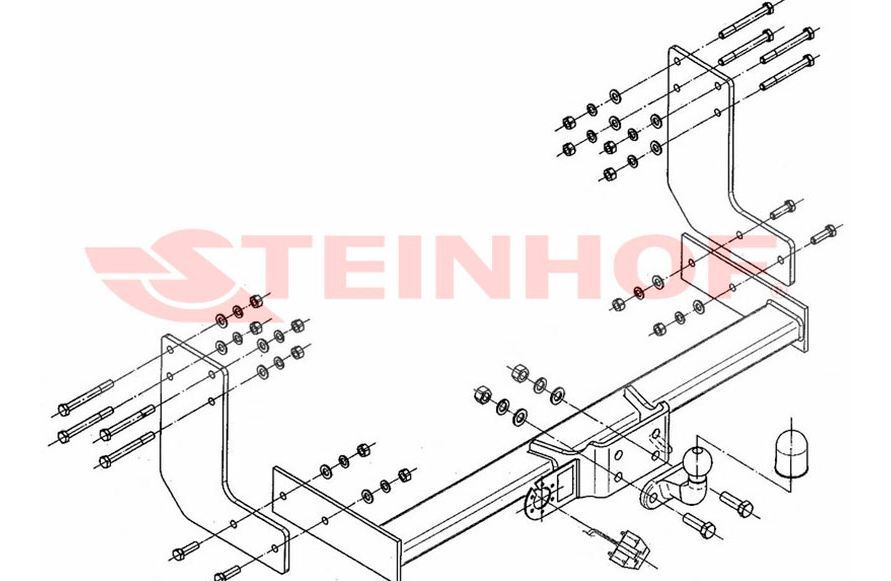 Фаркоп Steinhof для Volkswagen Crafter и MB Sprinter