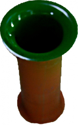 Труба-раскрыв 160 зеленая
