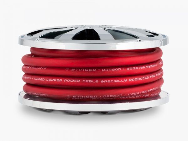 Силовой кабель Stinger Dragon Red 0Ga (1б-15м)(1м)