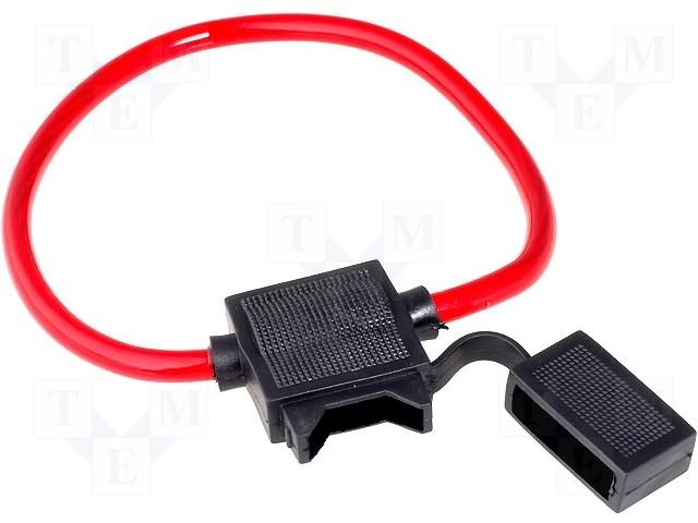 Держатель предохранителя DPRC 15А black (25шт)