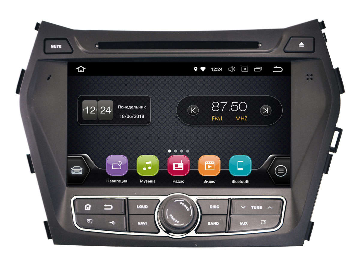 ШГУ INCAR TSA-2436 Hyundai Santa Fe 13+ (Android 8.0)