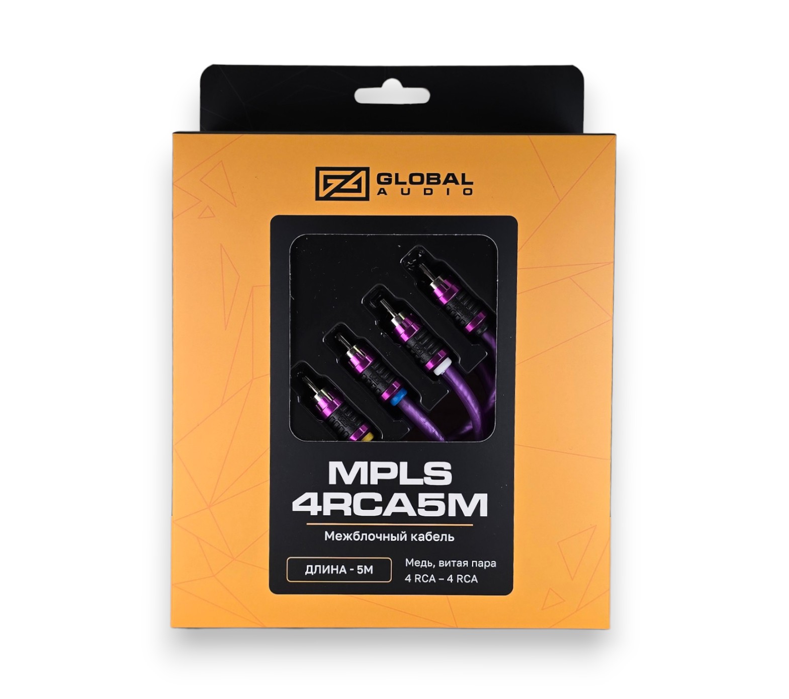 Межблочный кабель Global Audio MPLS-4RCA5M