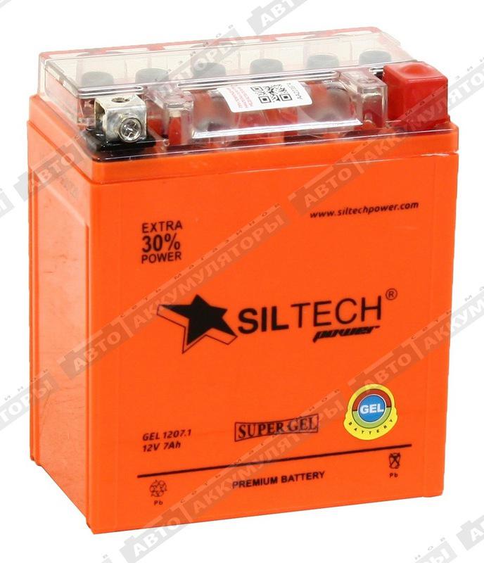 Мотоаккумулятор Siltech GEL 1207.1 (YTX7L-BS)