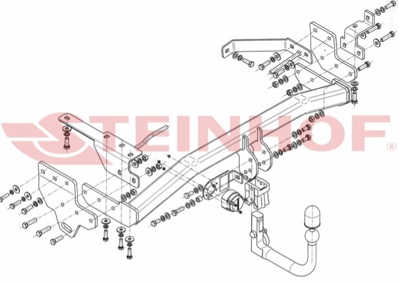 Фаркоп Steinhof для Infinity QX70/QX50/FX/EX