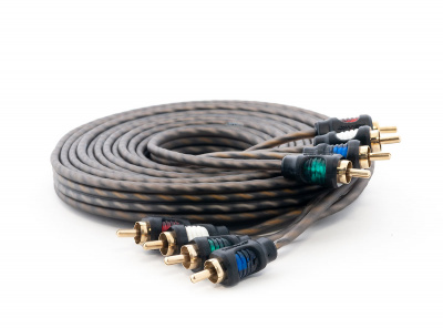 Межблочный кабель SWAT SIC-435 (4RCA-4RCA) (3.5м)