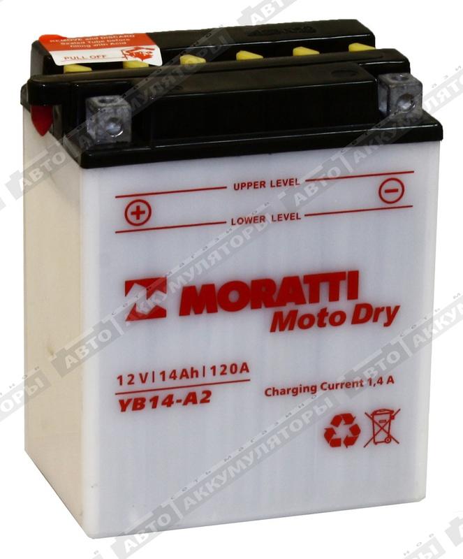 Мотоаккумулятор Moratti YB14-A2