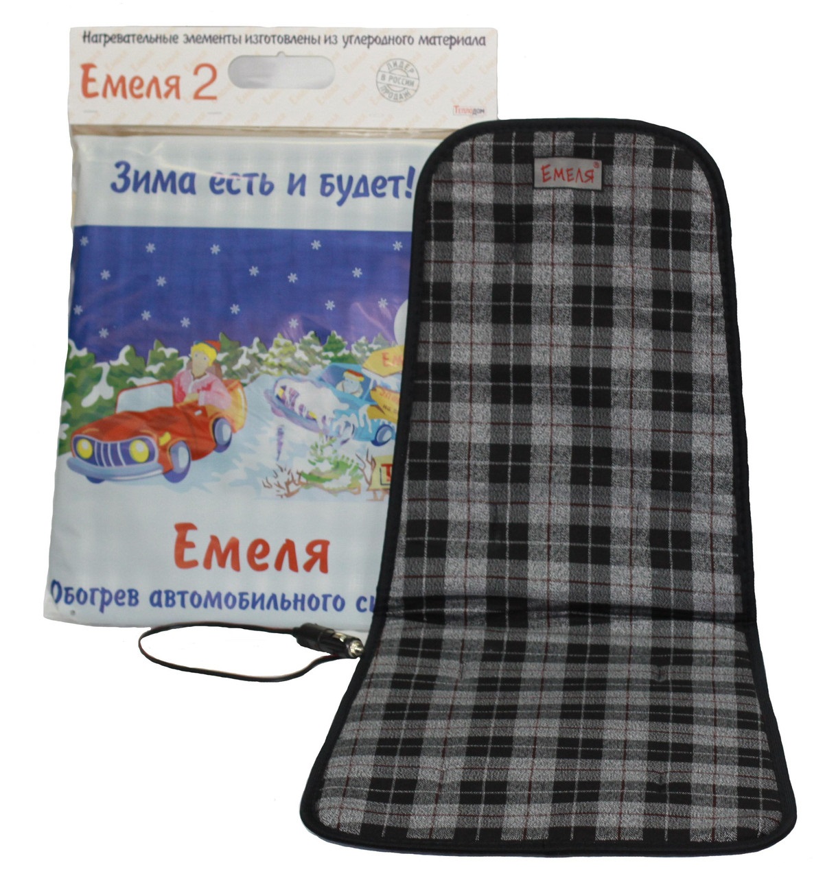 Обогреватель на сиденье "Емеля №2" со спинкой