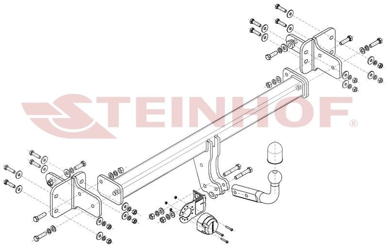 Фаркоп Steinhof для MB E-Class