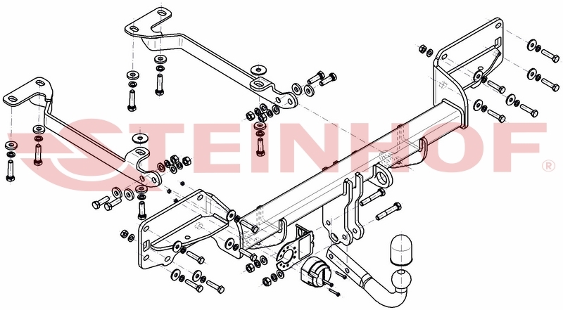 Фаркоп Steinhof для Land Rover Range Rover Sport