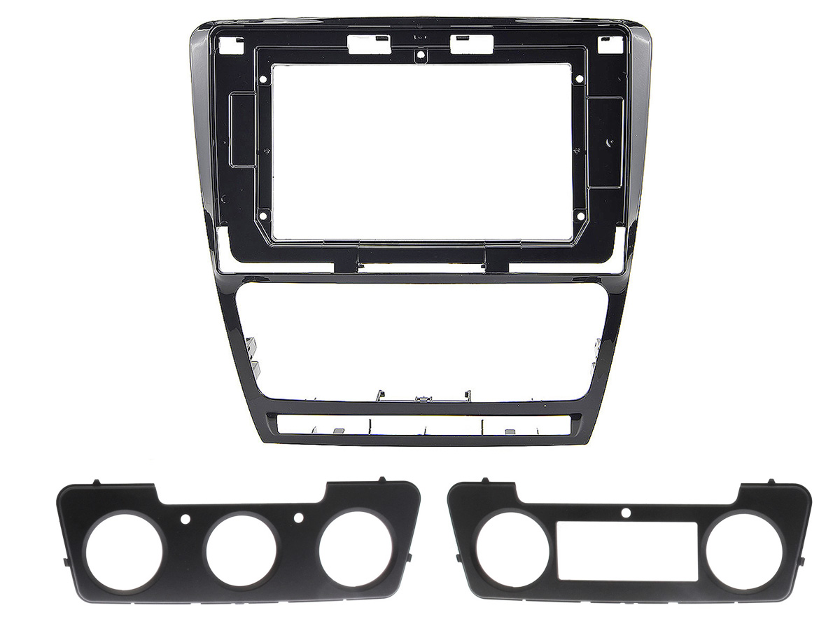 Рамка RSC-FC487 SKODA Octavia 2004-2013 (A5) (Auto AC/manual AC), 10"