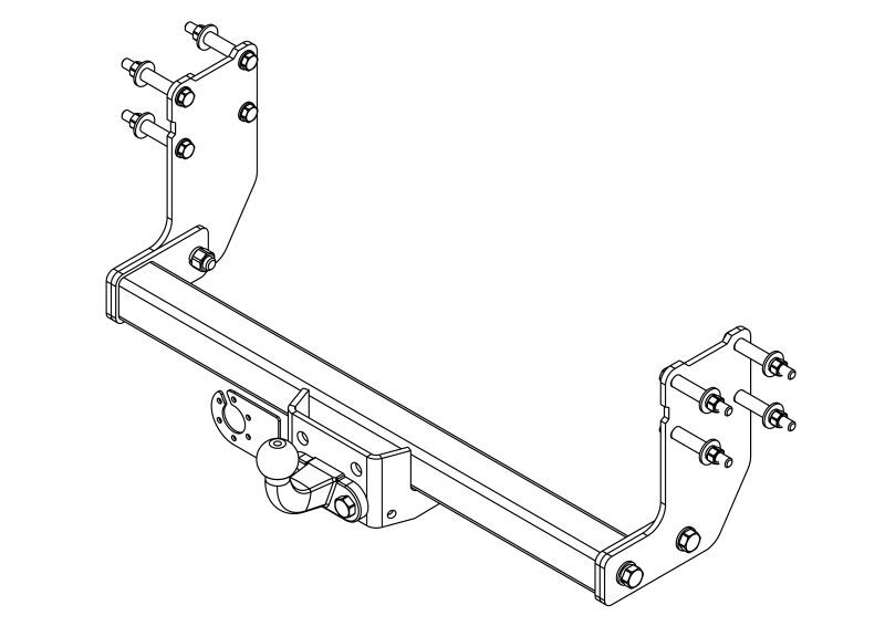 Фаркоп AvtoS для Ford Transit