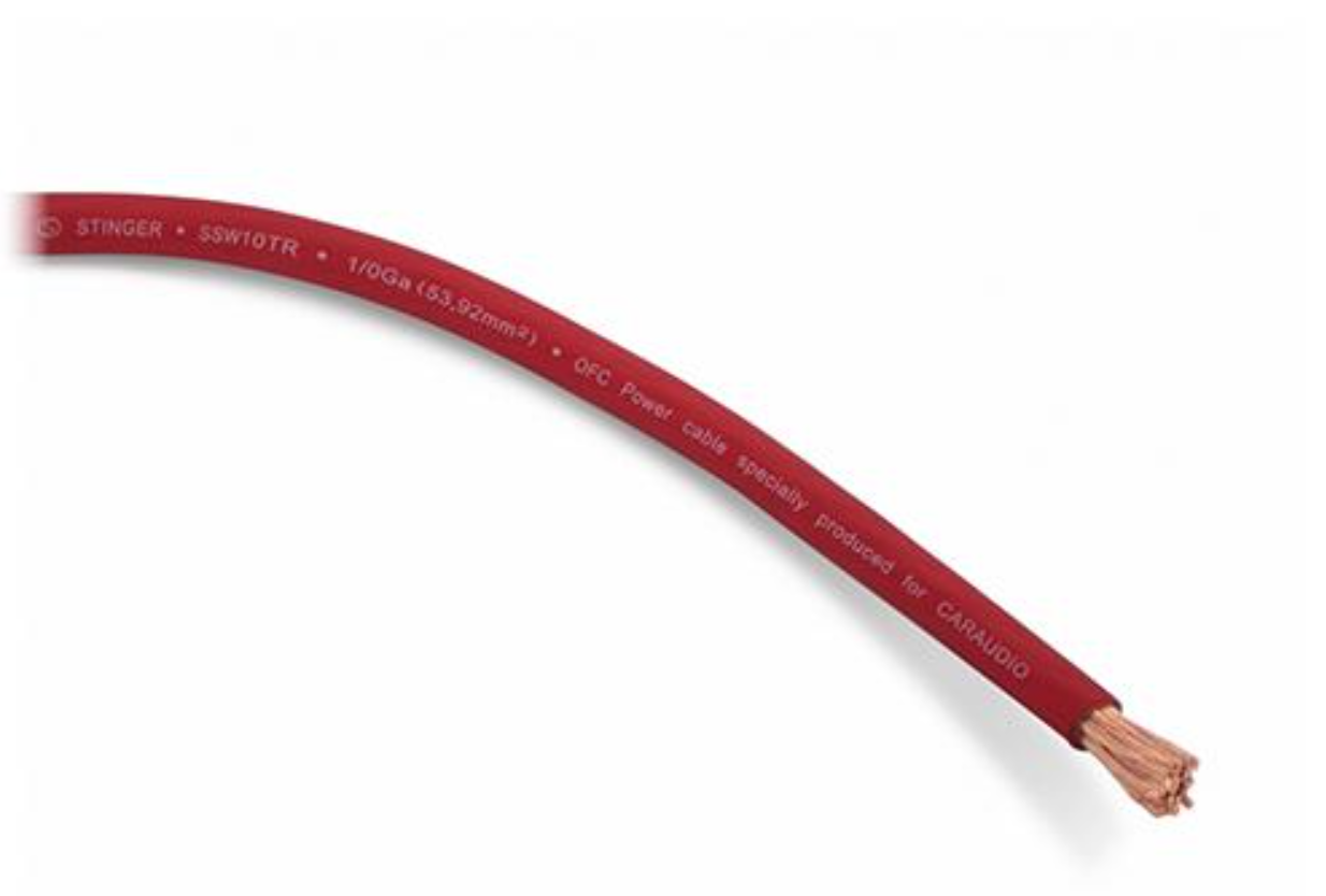 Силовой кабель Stinger SSW10TR 0Ga (1б-15м)(1м)