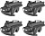 Стальной багажник на крышу автомобиля FORD, Mondeo (MK IV), 5-dr Estate  2008-2014 Thule SquareBar- 1180 mm (Арт. 712200-757)