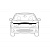 Дефлектор капота темный Mazda BT50