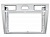 Рамка RFO-FC274 UMS FORD Fiesta 2006-2011 SILVER, 9"