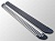 Пороги алюминиевые Slim Line Black 1820 мм FORD EDGE 2014 - 2015 г.в. от ТСС (Арт. FOREDG14-19B)
