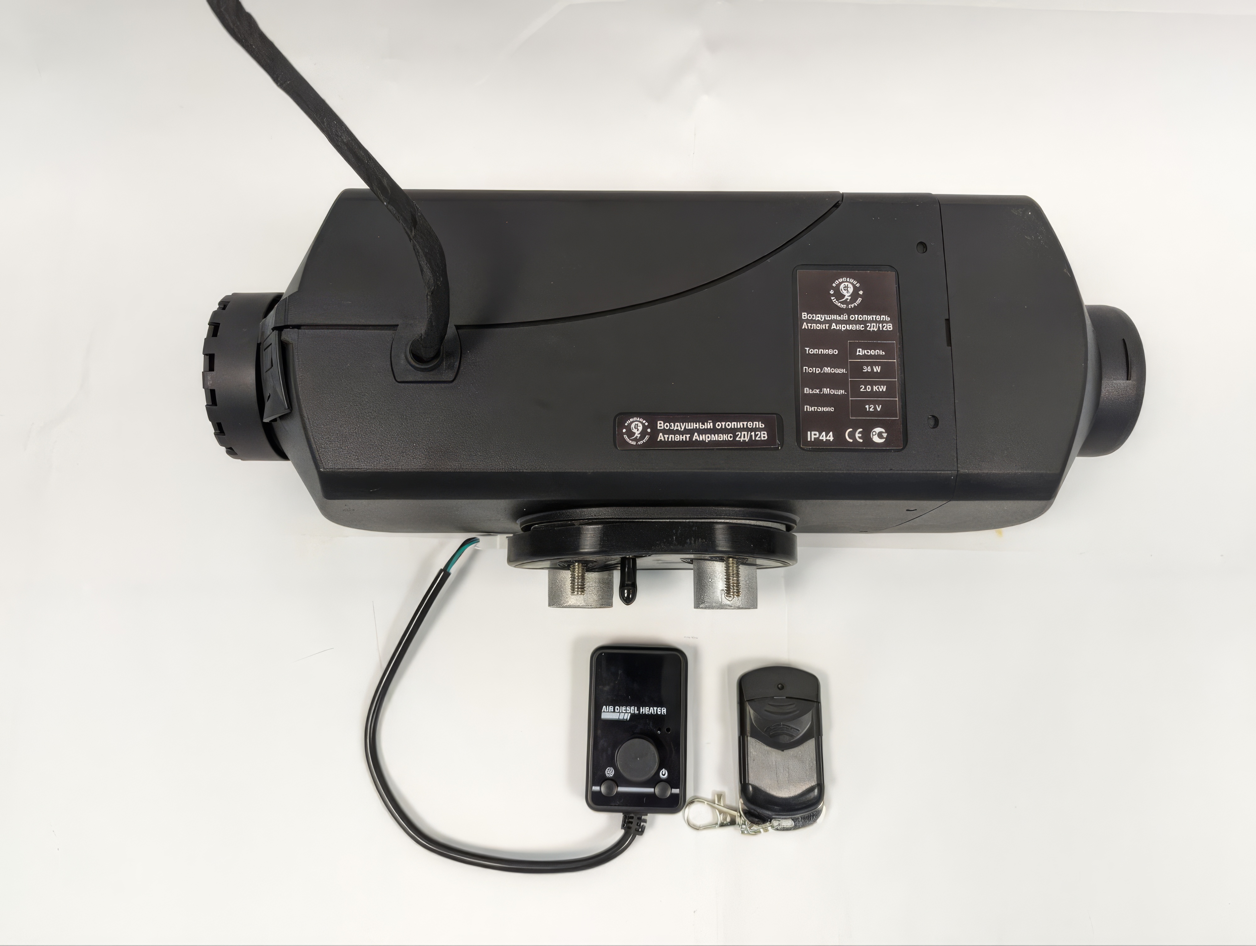 Автономный воздушный отопитель Атлант Аирмакс, 5квт/12v (дизель) с LCD пультом, шт Автономный воздушный отопитель Атлант Аирмакс, 5квт/12v (дизель) с LCD пультом, шт